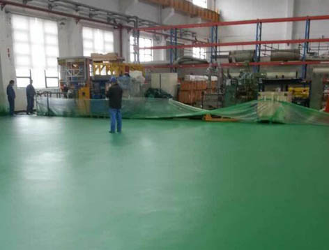 地坪聚脲喷涂案例